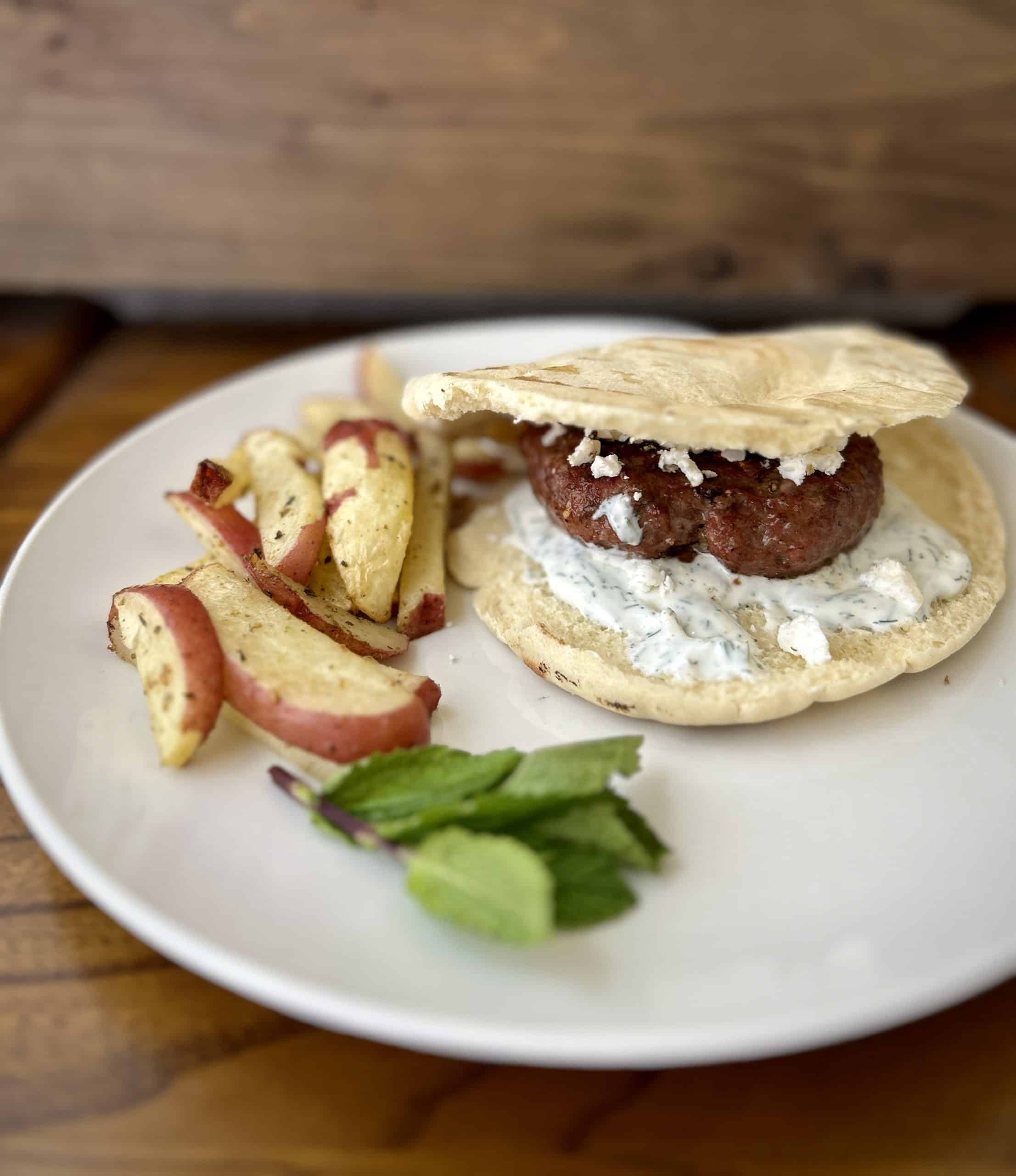 Irresistible Greek – Style Lamb Burgers
