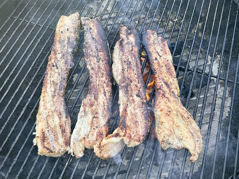 The absolute best pork belly marinade with soy sauce, ginger, honey and garlic