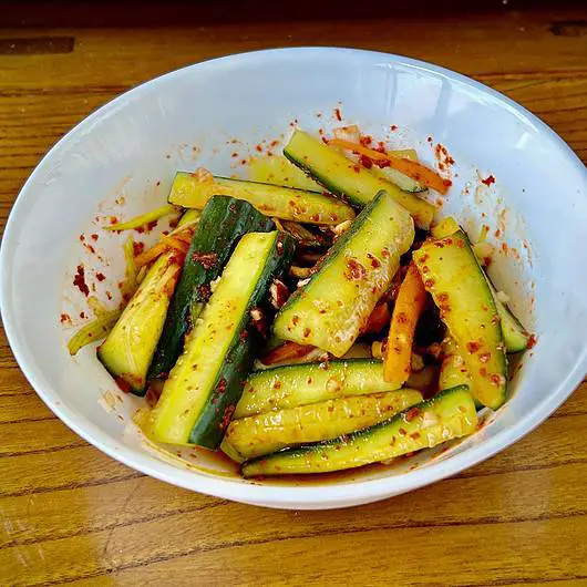 Quick and Easy Homemade Cucumber Kimchi