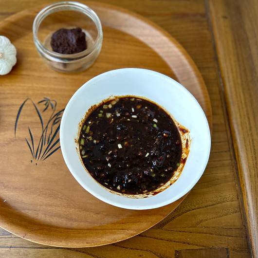 Doenjang based dipping sauce for a delicious Umami flavor profile that goes very well with Korean Barbecue