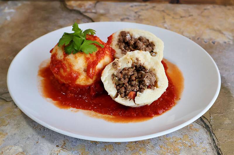 Ready to eat delicious bollos pelones